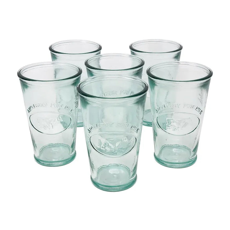 Set 6x Recycled Glass Tumblers 300ml