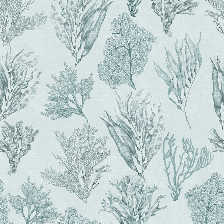 Kelp Forest Wallpaper, Sea Clay Grey