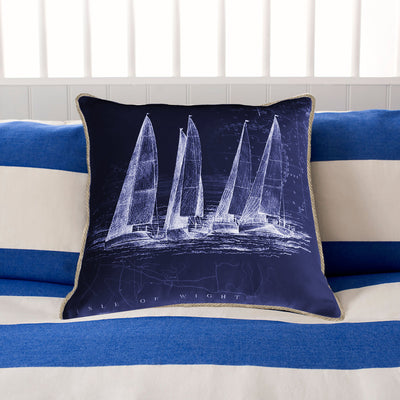 Blue Yachts Cushion Cover